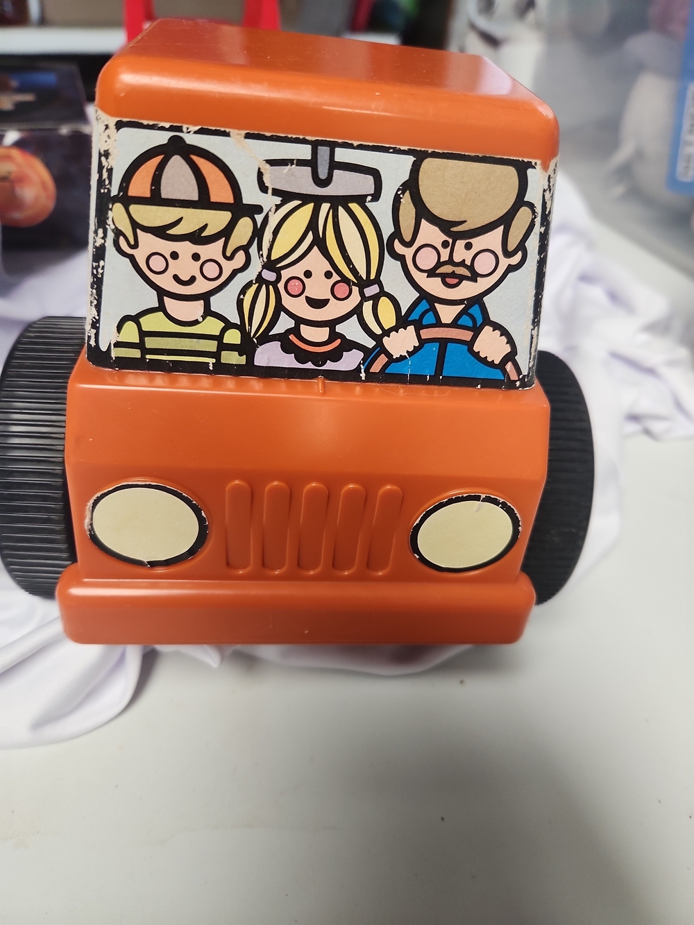 Tupperware Orange Family Toy Truck